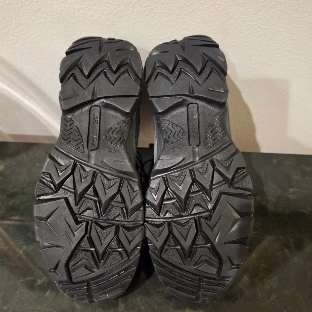 Hi-Tec Men's Ravus Mid WP‎ Hiking Boots Dark Grey Lace Up Waterproof Size 8.5